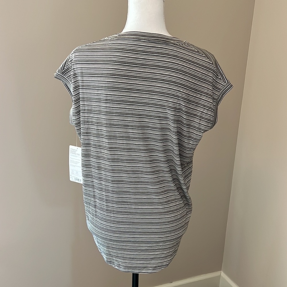 Athleta Stratus Breezy Striped Tee - Picture 3 of 5